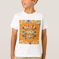 Levendige wensen: heb een mooie dag Art Print Desi