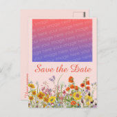 Levendige Wilde Bloemen   Briefkaart (Voorkant / Achterkant)