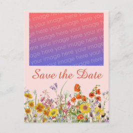 Levendige Wilde Bloemen   Briefkaart