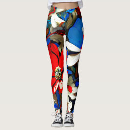 Levendige wilde bloemen Leggings