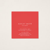 Levendige Wildflower Earring Display Kaart (Achterkant)