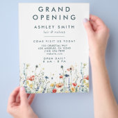 Levendige Wildflower Flyer (Hand)