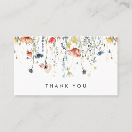 Levendige Wildflower Kortingskaartje (Voorkant)