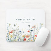 Levendige Wildflower Muismat (Met muis)