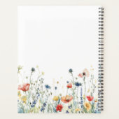 Levendige Wildflower Planner (Achterkant)
