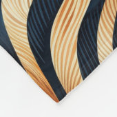 Levendige zebraprint fleece deken (Hoek)