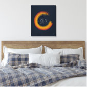 Levendige Zen Canvas Print (Insitu (Slaapkamer))