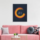 Levendige Zen Canvas Print (Insitu (Woonkamer))