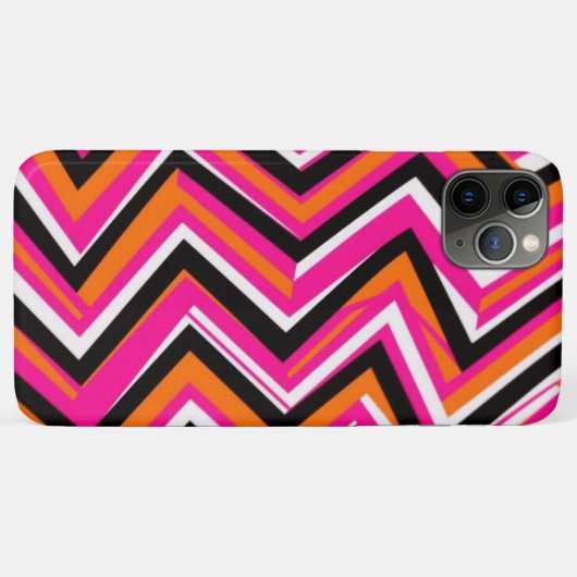 Levendige Zigzag Patroon Telefoonhoes Case-Mate iPhone Case (Achterkant (horizontaal))