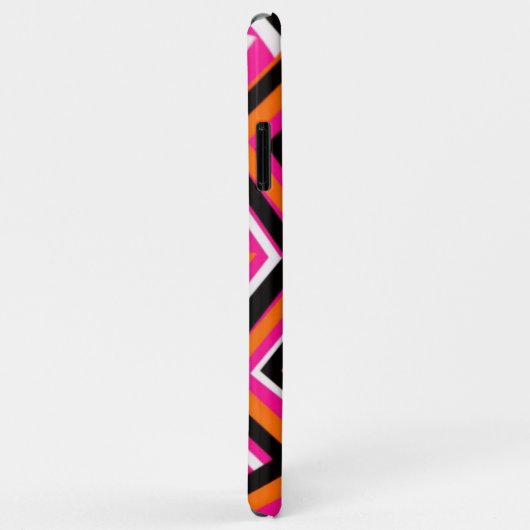Levendige Zigzag Patroon Telefoonhoes Case-Mate iPhone Case (Achterkant/rechts)