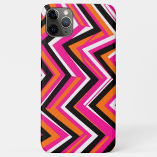 Levendige Zigzag Patroon Telefoonhoes iPhone 11 Pro Max Hoesje