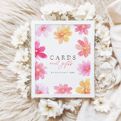 Levendige zomer Kaarten & geschenken Baby shower t Poster