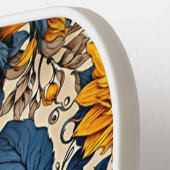 Levendige Zonnebloemen Patroon - Zonnebloem Splend Pickleball Paddle (Links Detail)