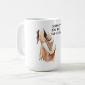 Levendige zwangerschap met kinderen met een Romant Koffiemok (Voorkant links)