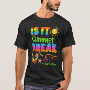 Levenement leraar op school Het zomerreces T-shirt