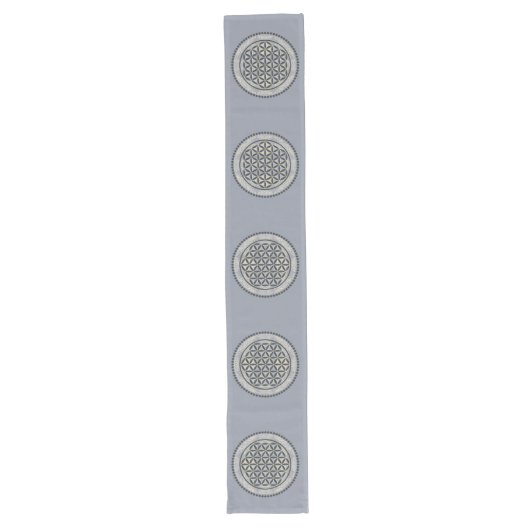 Levenflank / Blume des lebens - Button IX Lange Tafelloper (Voorkant)