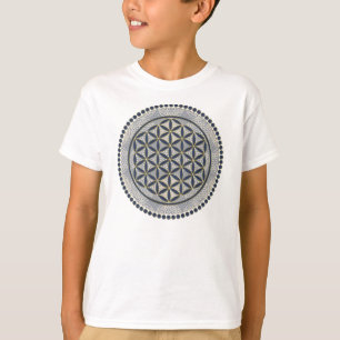 Levenflank / Blume des lebens - Button IX T-shirt