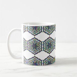 Levenflank / Blume des lebens - Lotus Contour Koffiemok