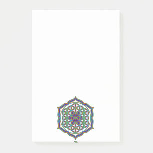Levenflank / Blume des lebens - Lotus Contour Post-it® Notes