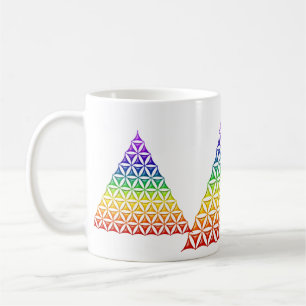 Levenflank / Blume des lebens - piramide chakra Koffiemok