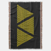 Levenflank / Blume des lebens - piramidegoud Deken (Voorkant Verticaal)