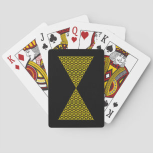 Levenflank / Blume des lebens - piramidegoud Pokerkaarten