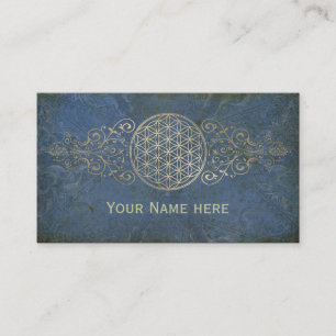 Levenflank / Blume des lebens - vintage IX Visitekaartje