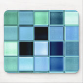 Levenmeer AquaMarine Glass Tile Mosaic Mousepad Muismat (Voorkant)