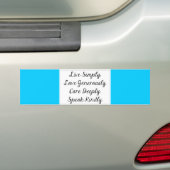 LEVENS EENVOUDIG VERLIEZEN OVER HET ALGEMEEN ZORG  BUMPERSTICKER (Op auto)
