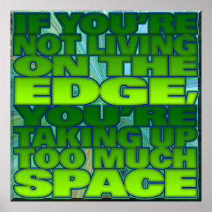 LEVENS OP DE RAND POSTER