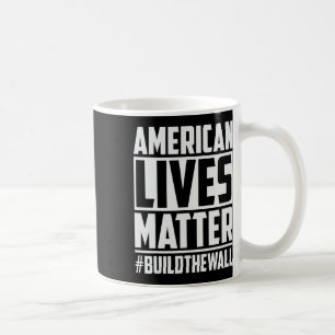 Levens Probleem #buildthewall Trump USA 2020 Desig Koffiemok