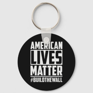 Levens Probleem #buildthewall Trump USA 2020 Desig Sleutelhanger