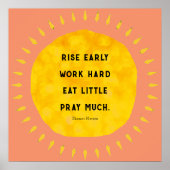 Levensadvies Poster (Voorkant)