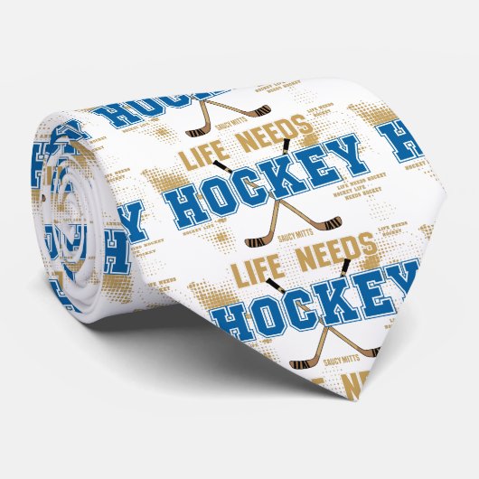 Levensbehoeften Hockey Stropdas (Opgerold)