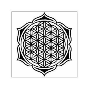 Levensbloem / Blume des Lebens - Lotus II Zelfinktende Stempel