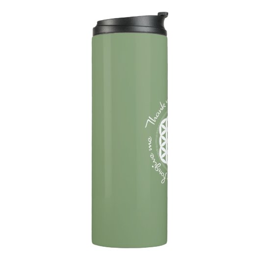 Levensbloem Ho'oponopono Thermosbeker (Gedraaid links)