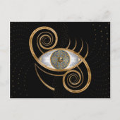 Levensbloem - Oogwervelversiering Briefkaart (Voorkant)