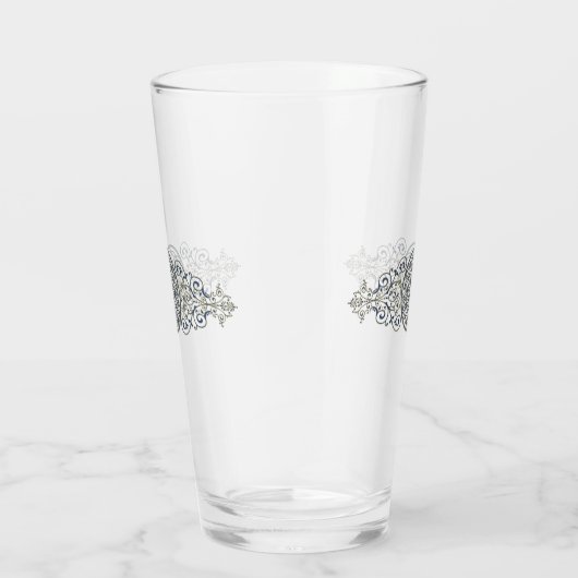 Levensbloem - siergoud glas (Rechts)