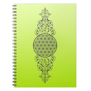 Levensbloem -  siergoud notitieboek