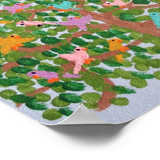 Levensboom - 14x11 poster (Hoek)