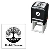 Levensboom #3 met optionele naam  zelfinktende stempel (In situ)