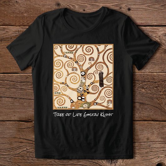 Levensboom Abstract Gustav Klimt T-shirt