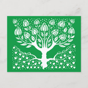 Levensboom Boho Nouveau Briefkaart