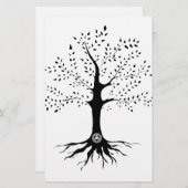 Levensboom Briefpapier (Voorkant / Achterkant)