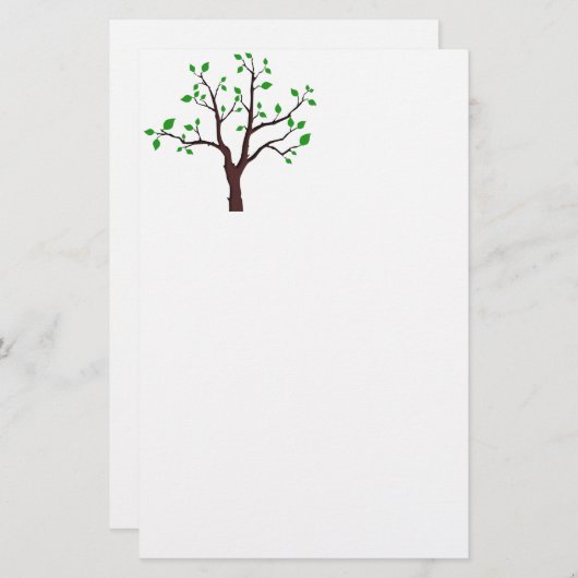 Levensboom Briefpapier (Voorkant / Achterkant)