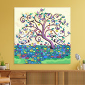 Levensboom Canvas Afdruk (Insitu (Woonkamer))