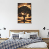 Levensboom Canvas Afdruk (Insitu (Slaapkamer))