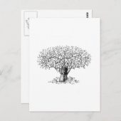 Levensboom - dieren briefkaart (Voorkant / Achterkant)