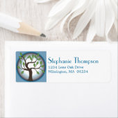 Levensboom en Maan Etiket (Insitu)