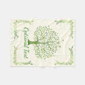 Levensboom Fleece Deken (Voorkant (Horizontaal))